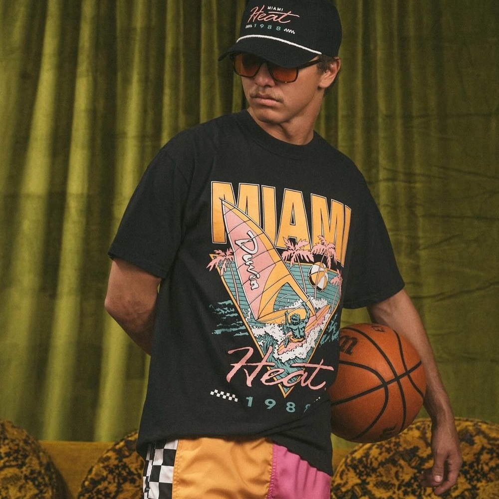 Duvin x Miami Heat Inaugural Season Hoop Tee